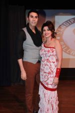 Sandip Soparrkar with Varsha Usgaovkar at Indo Korean grand musical by Sandip Soparrkar based on 78 AD staged for Valentine